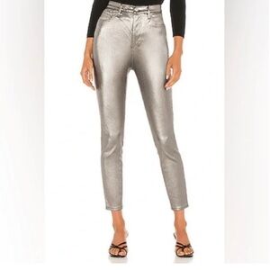 We The Free Metallic High-Rise Skinny Jeans – Size 26